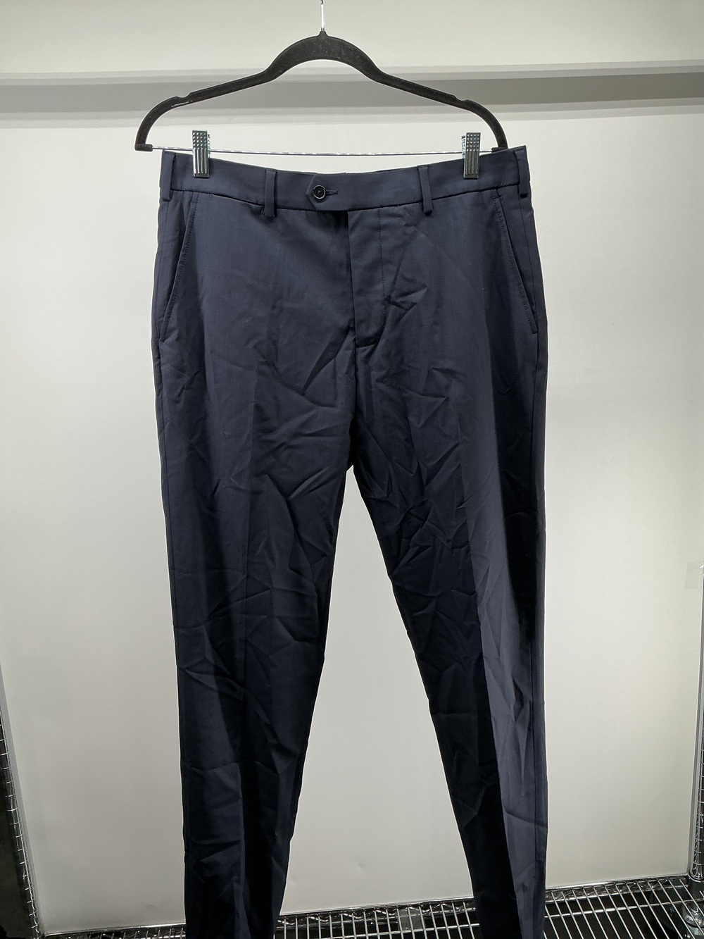 Stretch Wool Dress Pants - Straight Fit